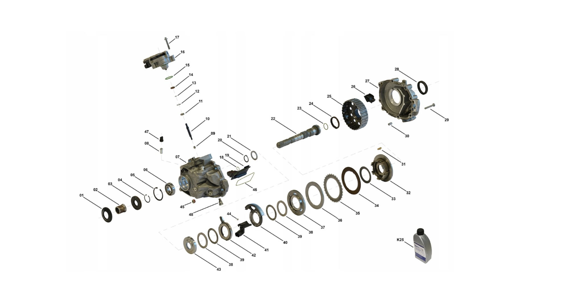 Belaglamellensatz Lamellensatz Verteilergetriebe MACAN Porsche – Bild 2